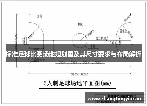 标准足球比赛场地规划图及其尺寸要求与布局解析